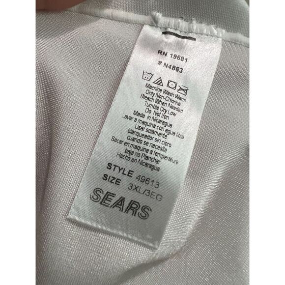 Vintage Sears Shiny White Granny Panty Style 49613 3XL - Picture 2 of 4